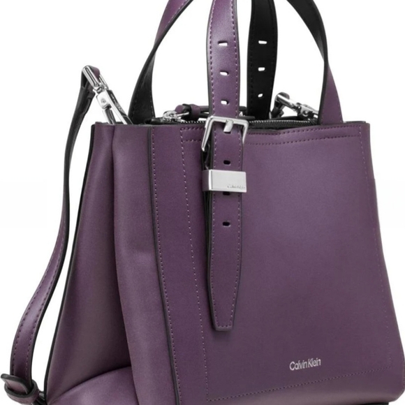 Calvin Klein Deep Purple Tote Bag - Picture 3 of 4